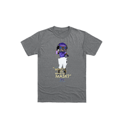 Graphite Heather Printed Kids T-Shirt Front