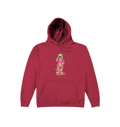 Brick Red Printed Hoody Front