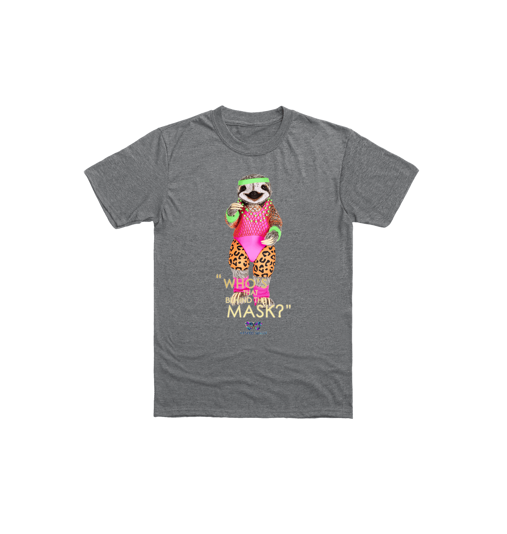 Graphite Heather Printed Kids T-Shirt Front