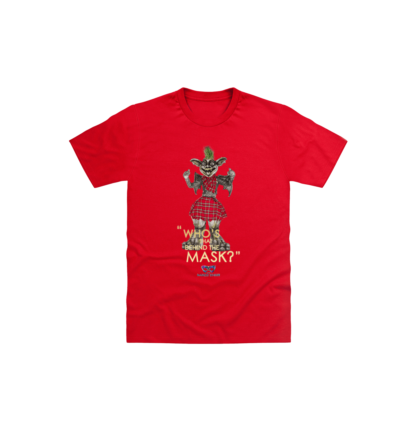Red Printed Kids T-Shirt Front
