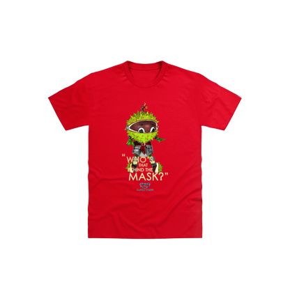 Red Printed Kids T-Shirt Front