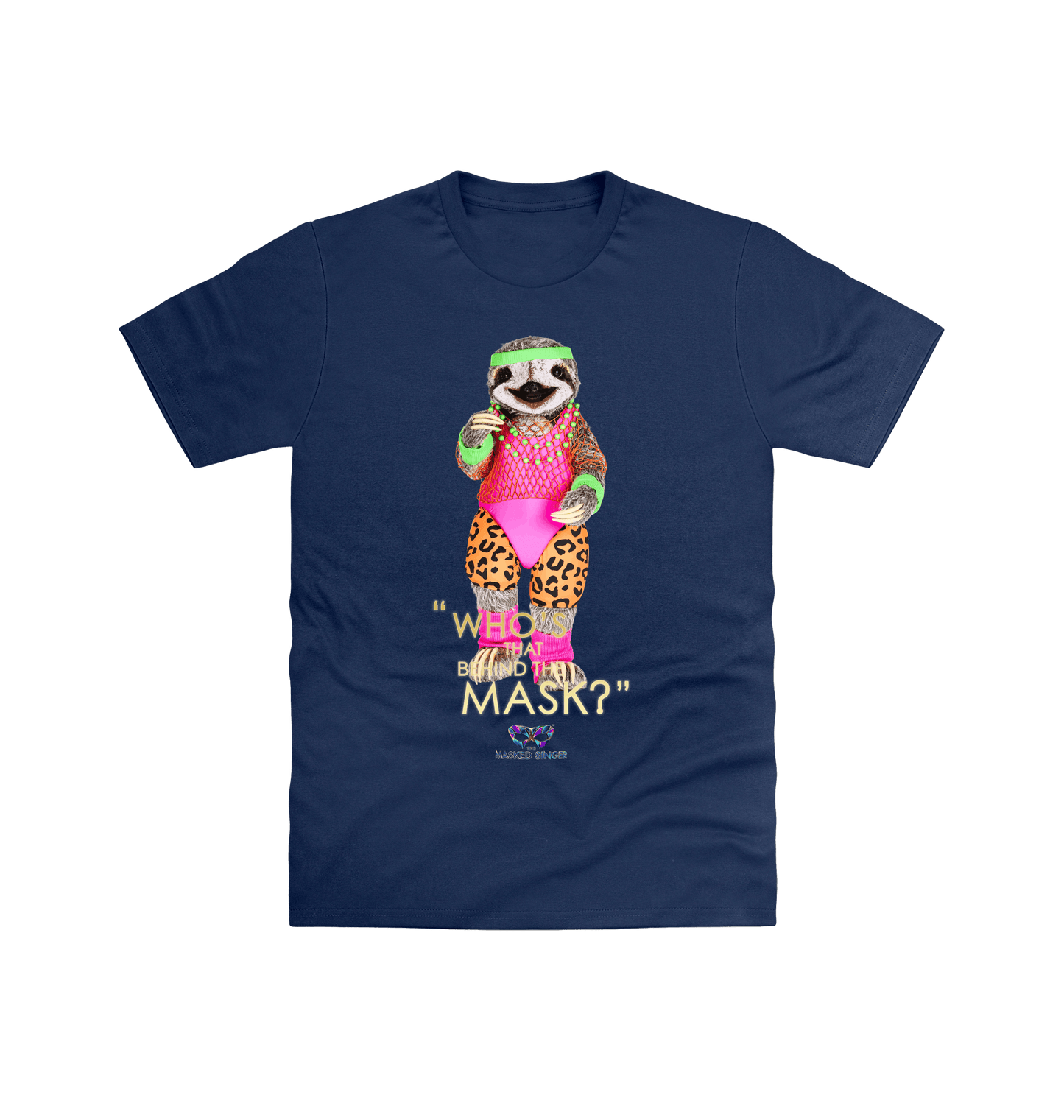 Navy Printed T-shirt Front