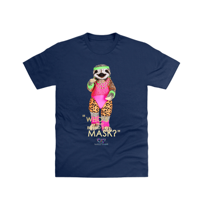 Navy Printed T-shirt Front