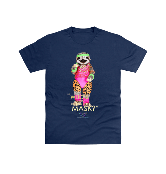 Navy Printed T-shirt Front