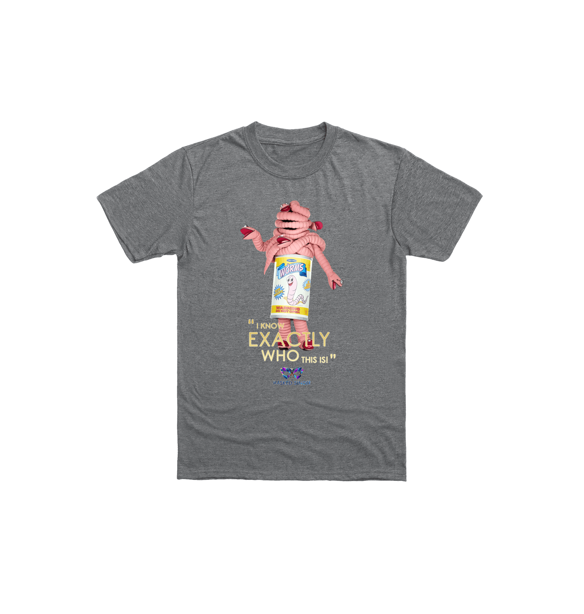 Graphite Heather Printed Kids T-Shirt Front