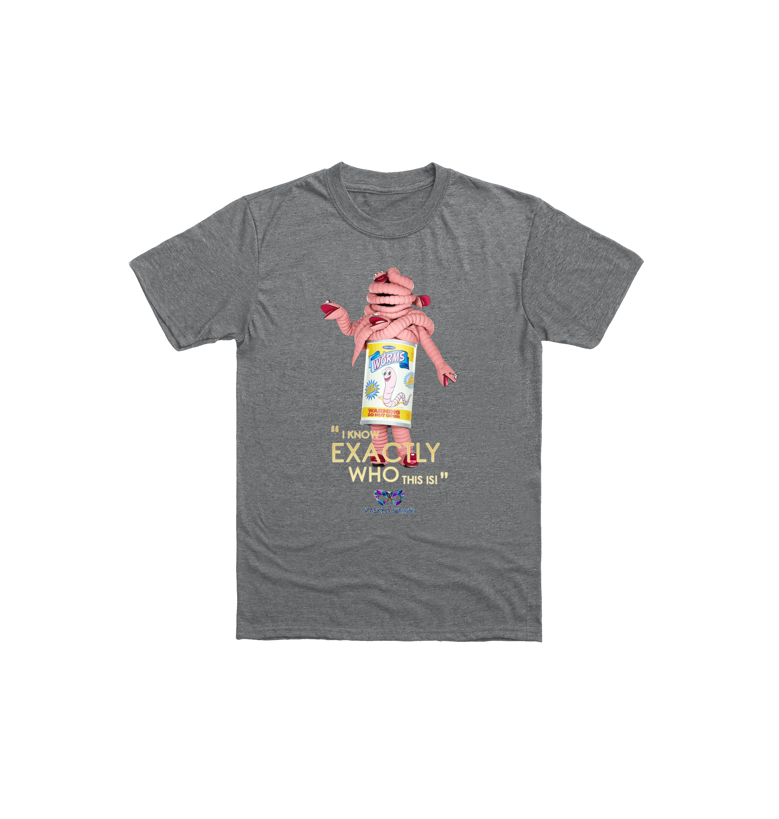 Graphite Heather Printed Kids T-Shirt Front