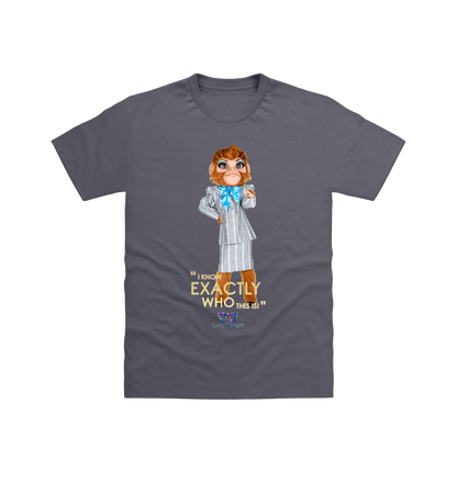 Charcoal Printed T-shirt Front