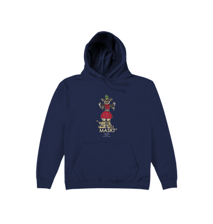 Oxford Navy Printed Hoody Front