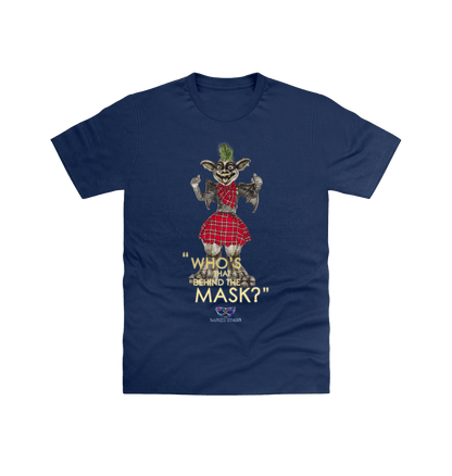 Navy Printed T-shirt Front