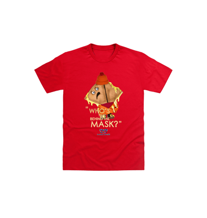 Red Printed Kids T-Shirt Front