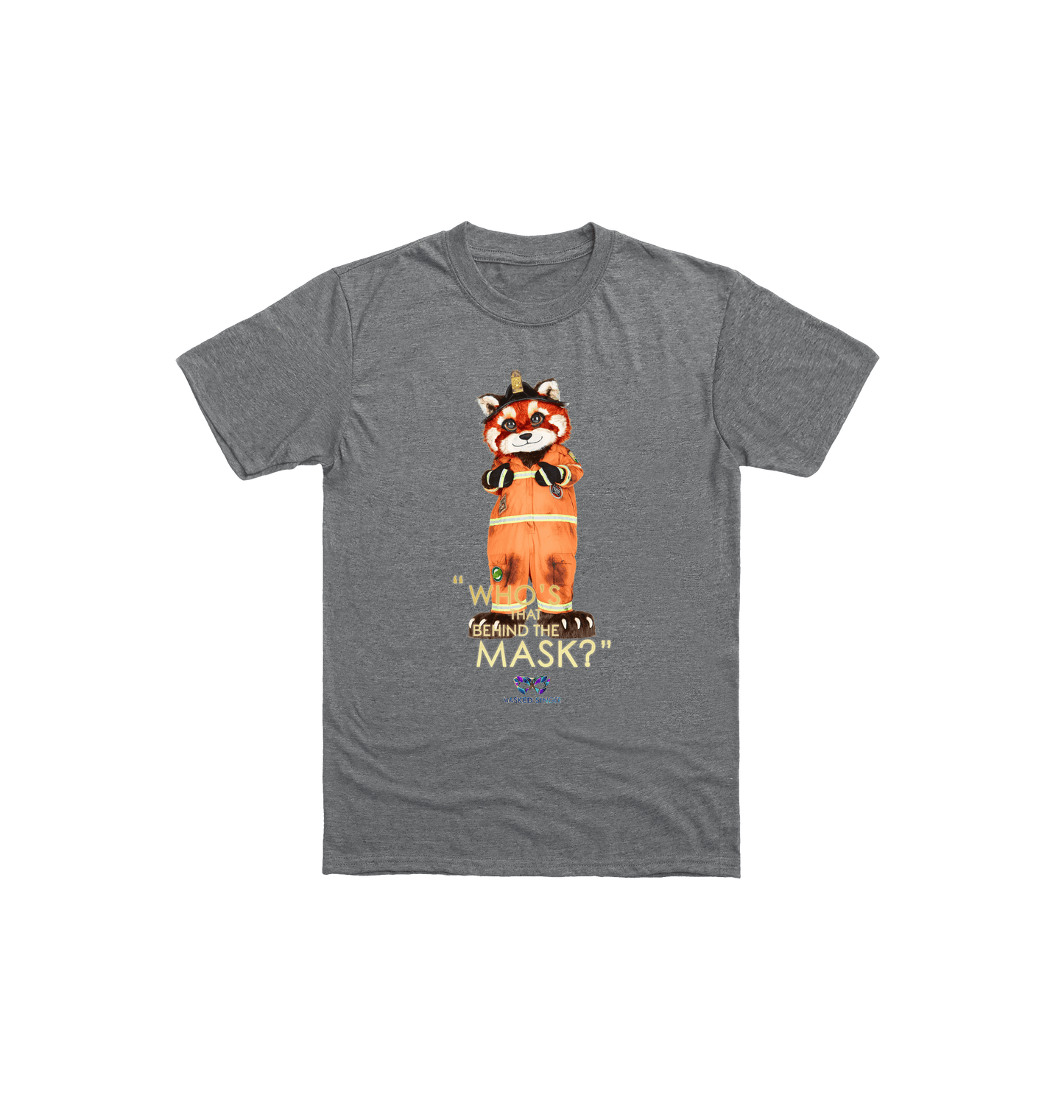 Graphite Heather Printed Kids T-Shirt Front