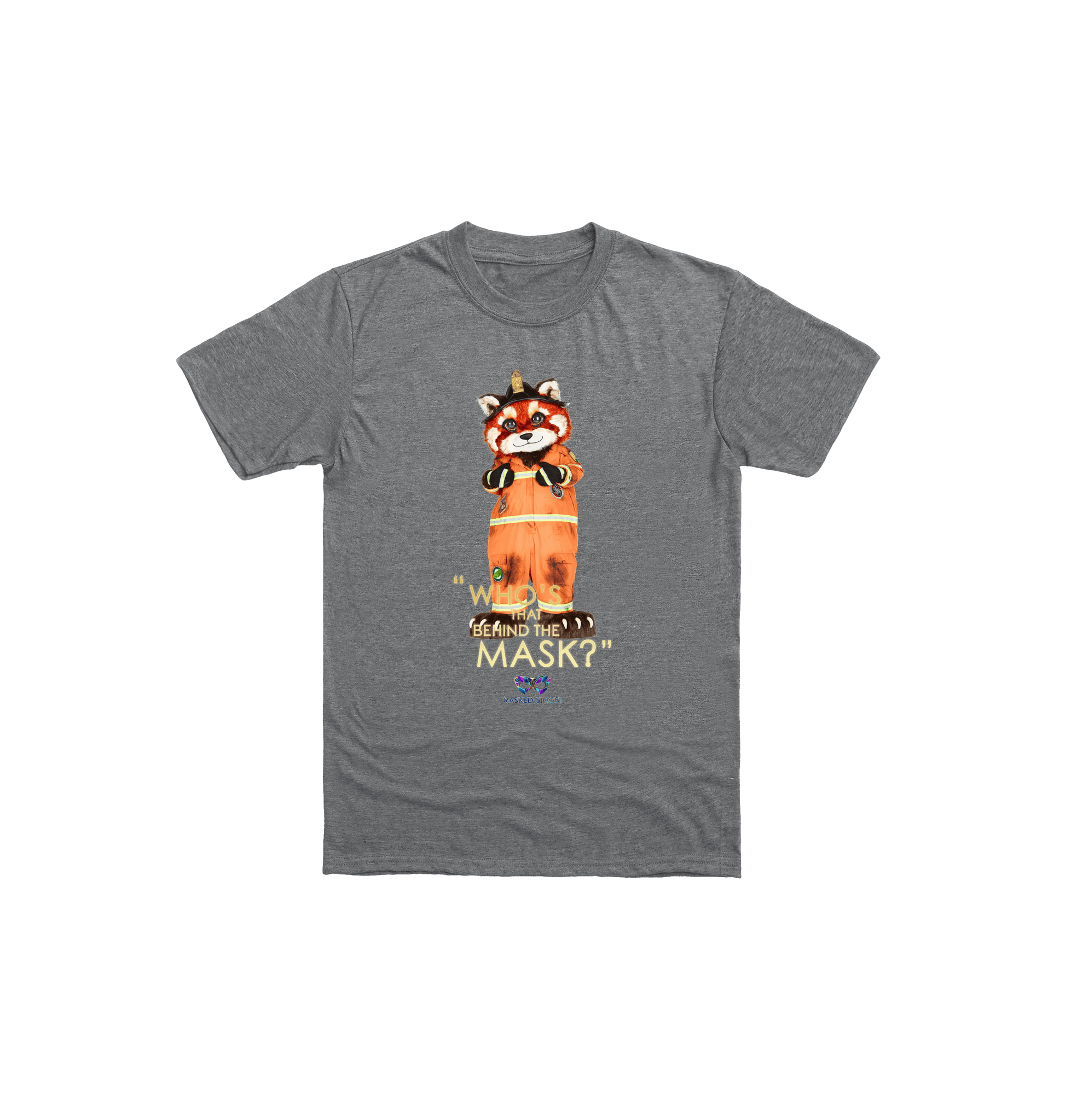 Graphite Heather Printed Kids T-Shirt Front