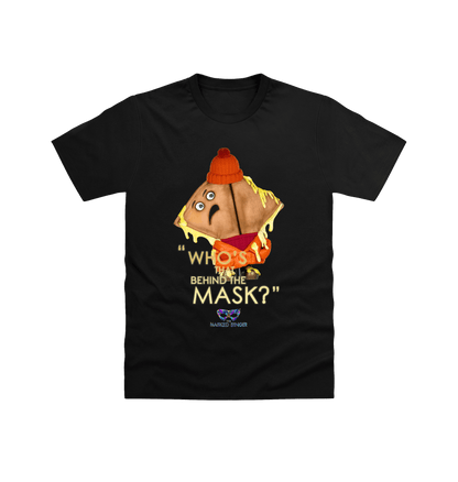 Black Printed T-shirt Front