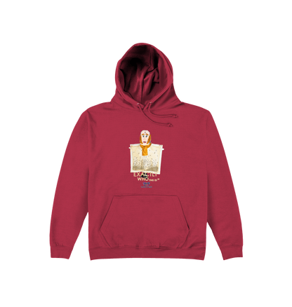 Brick Red Printed Hoody Front