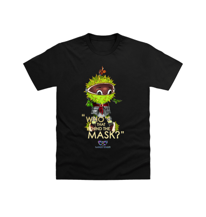 Black Printed T-shirt Front