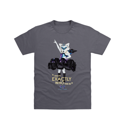 Charcoal Printed T-shirt Front