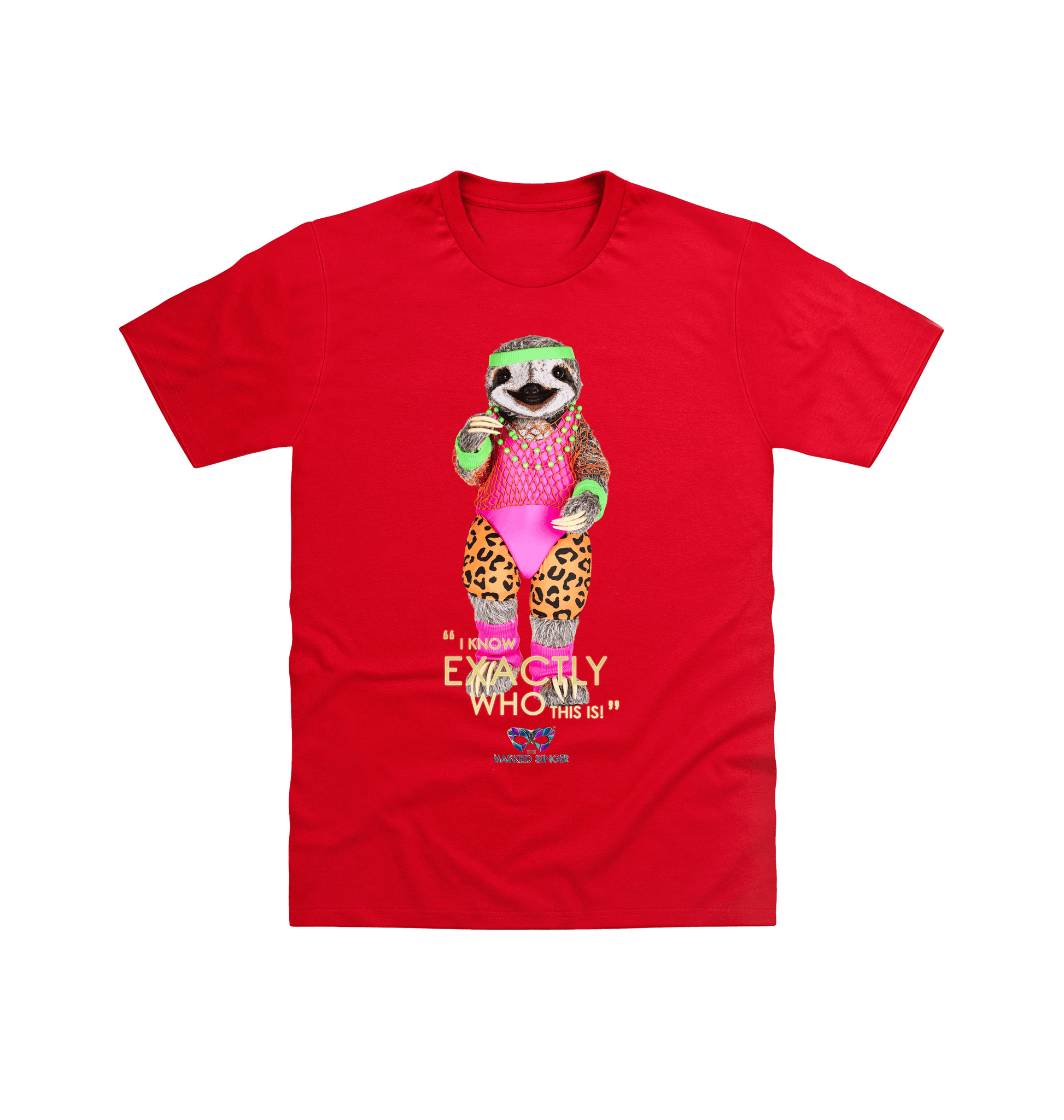 Red Printed T-shirt Front