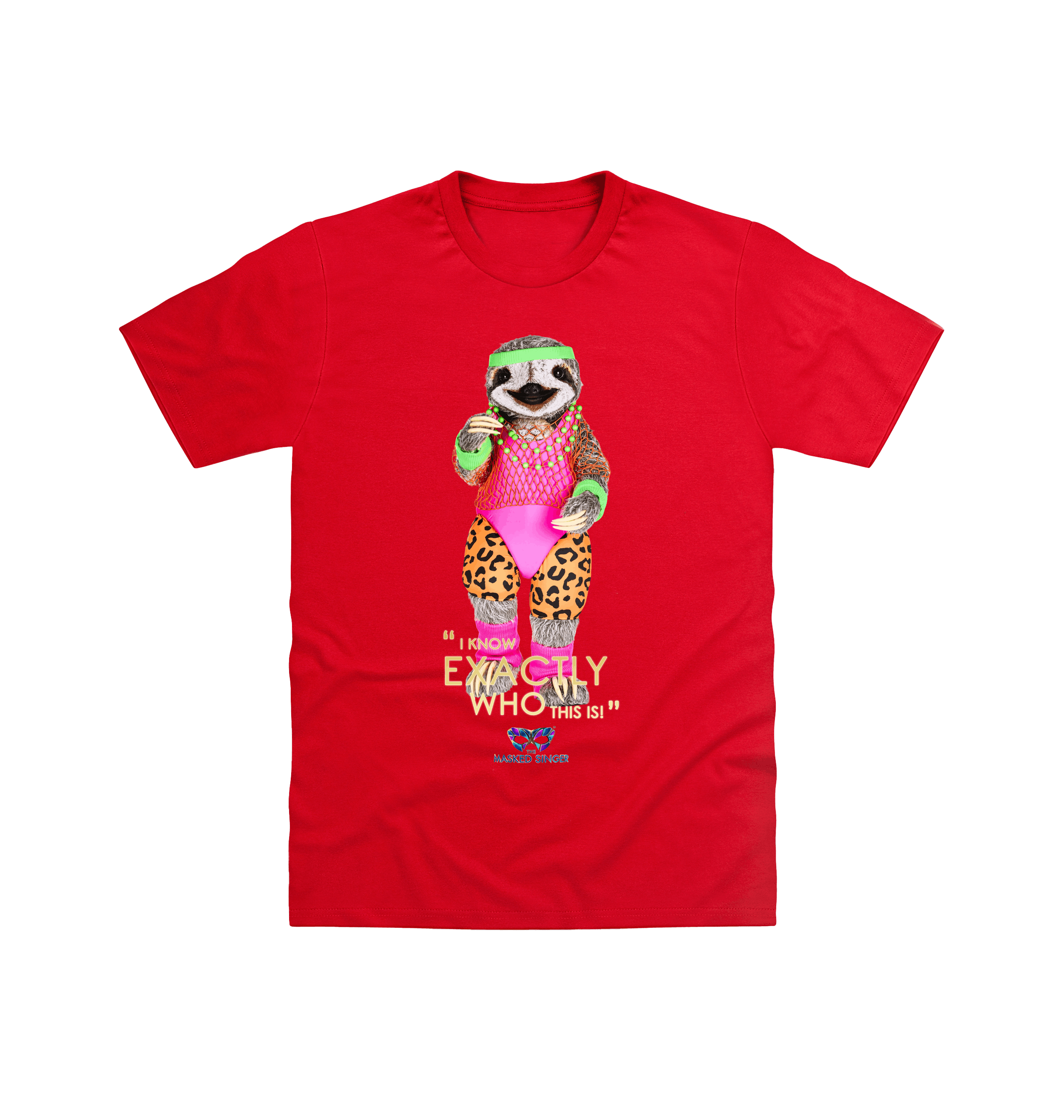 Red Printed T-shirt Front