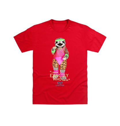 Red Printed T-shirt Front