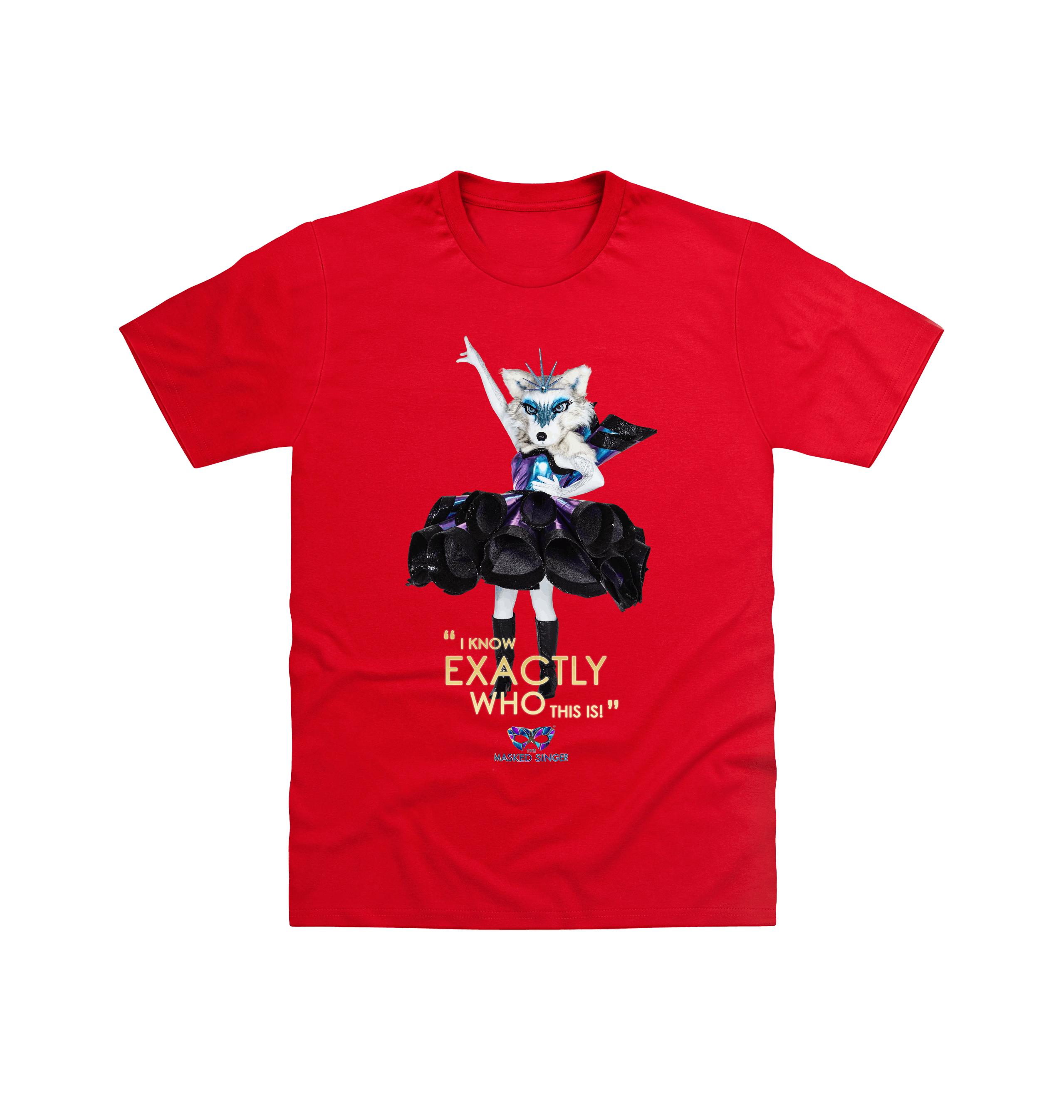 Red Printed T-shirt Front