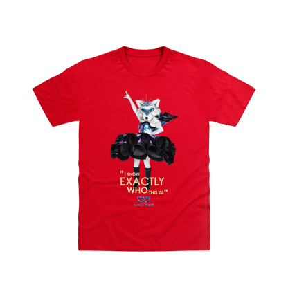 Red Printed T-shirt Front