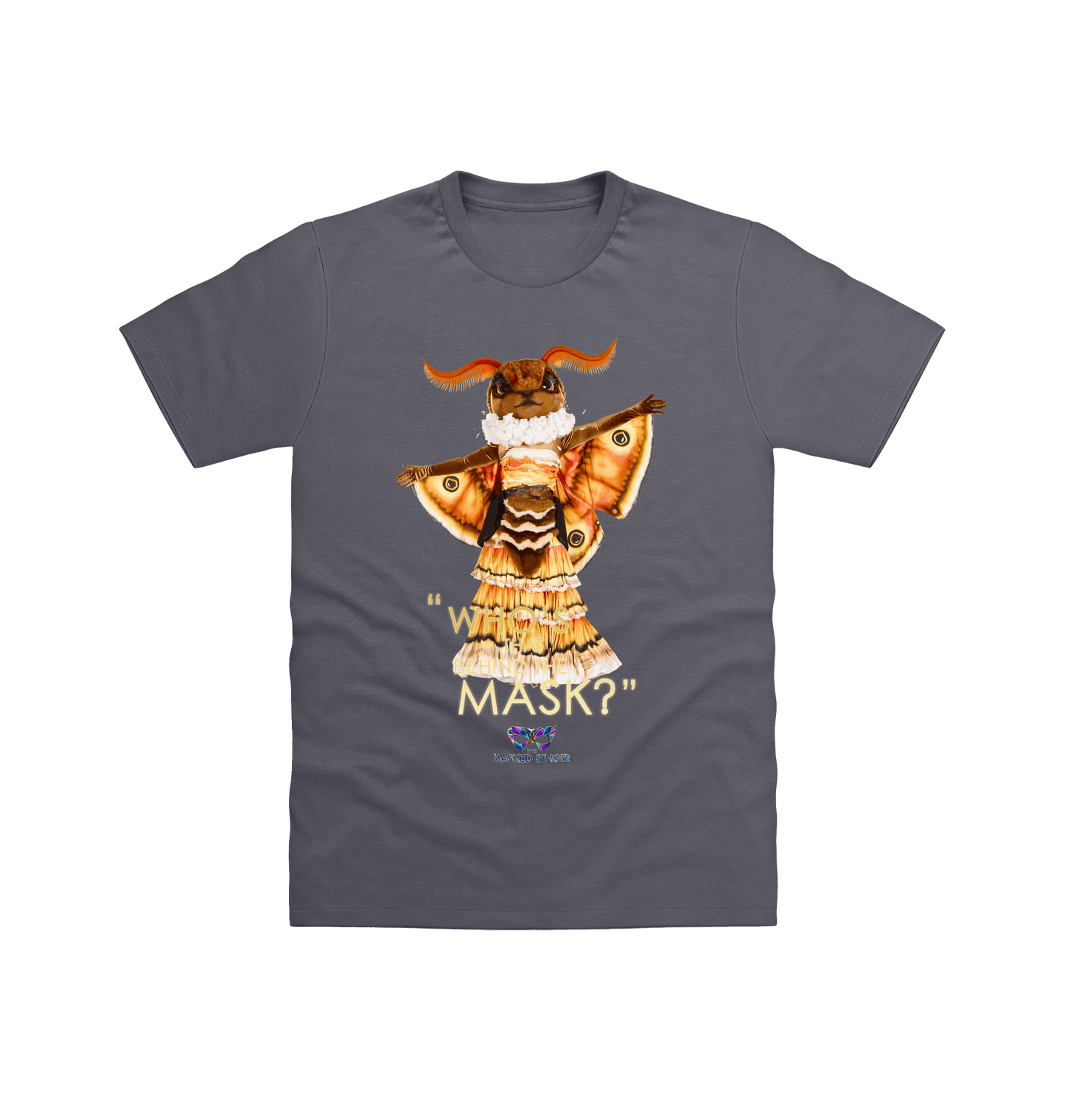 Charcoal Printed T-shirt Front