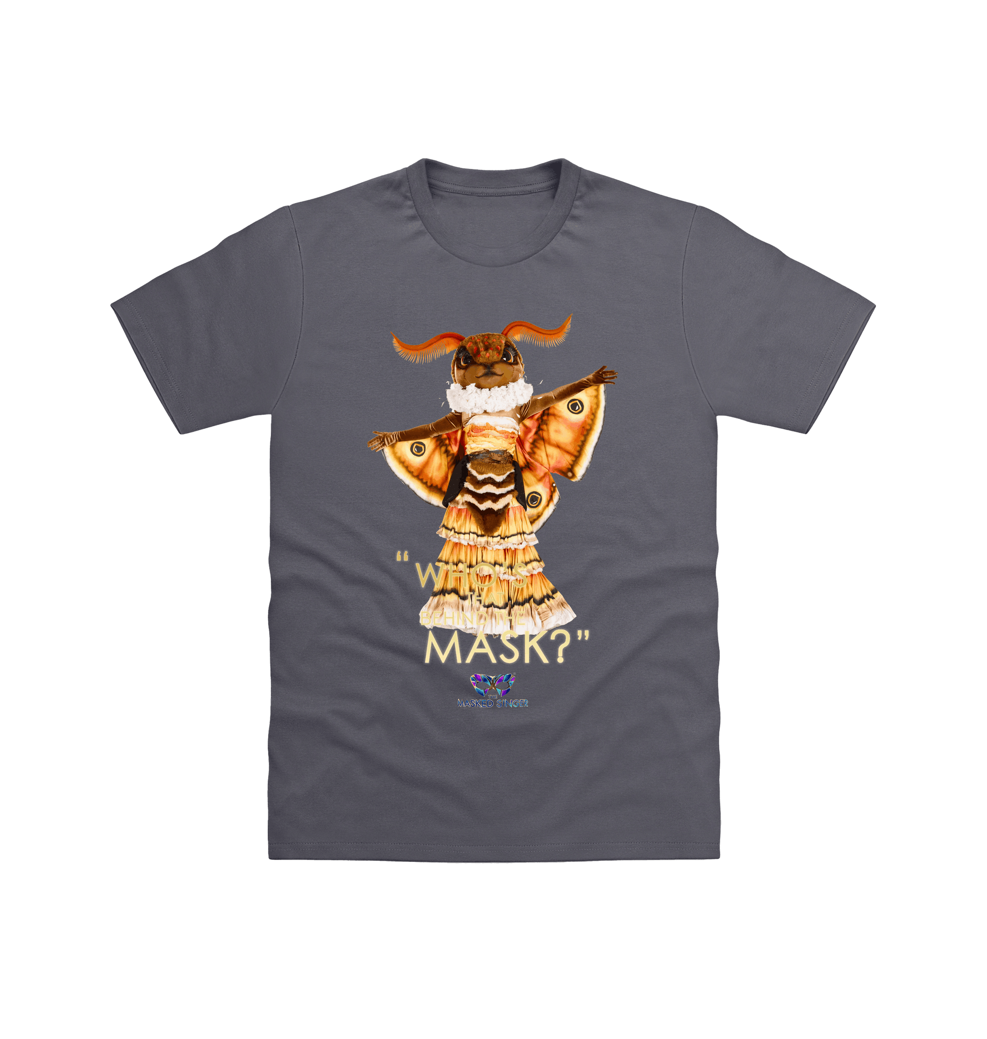 Charcoal Printed T-shirt Front