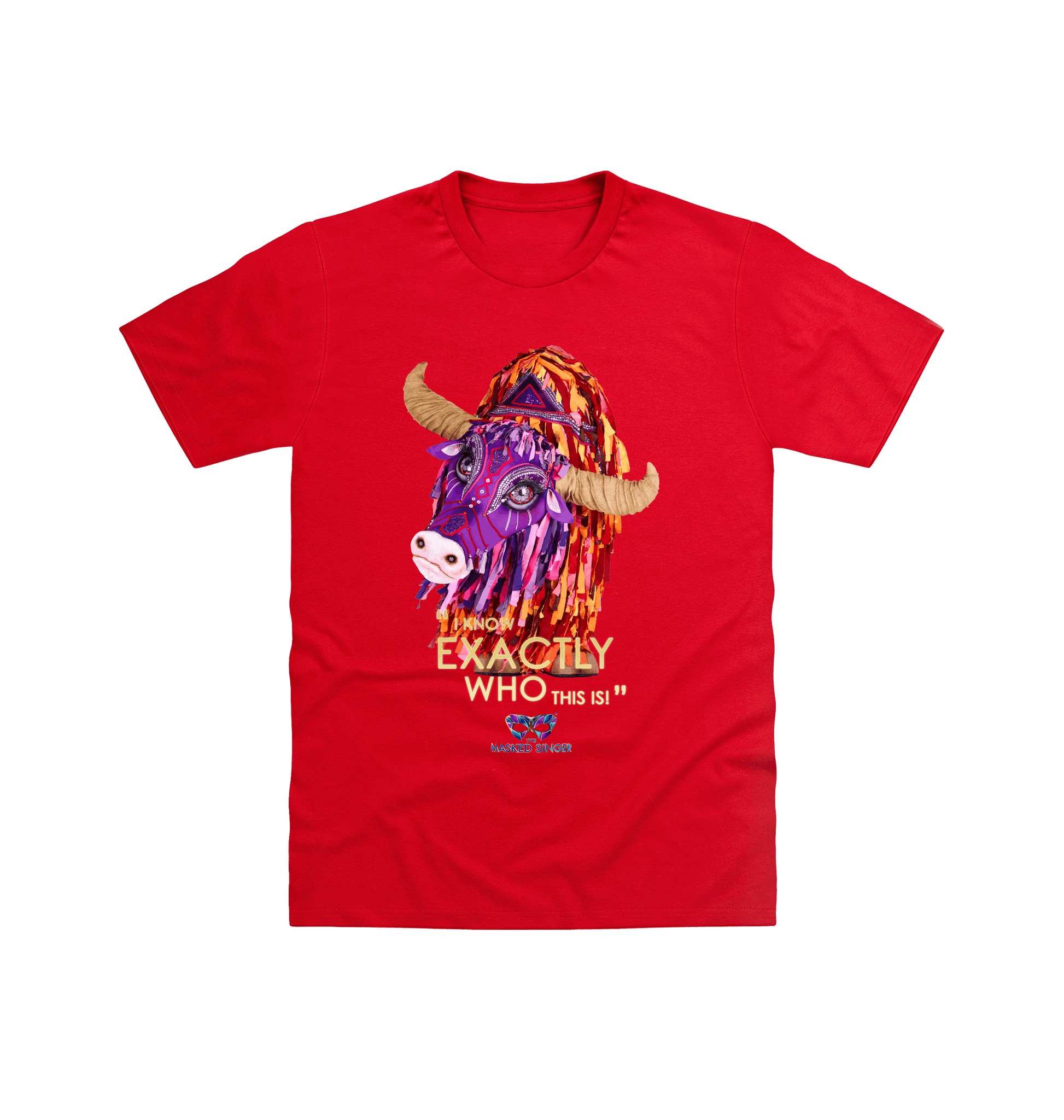 Red Printed T-shirt Front