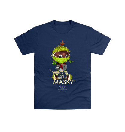 Navy Printed T-shirt Front