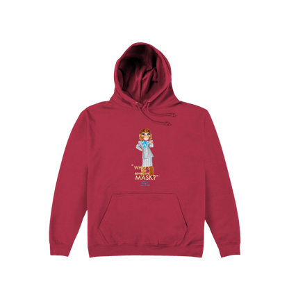 Brick Red Printed Hoody Front
