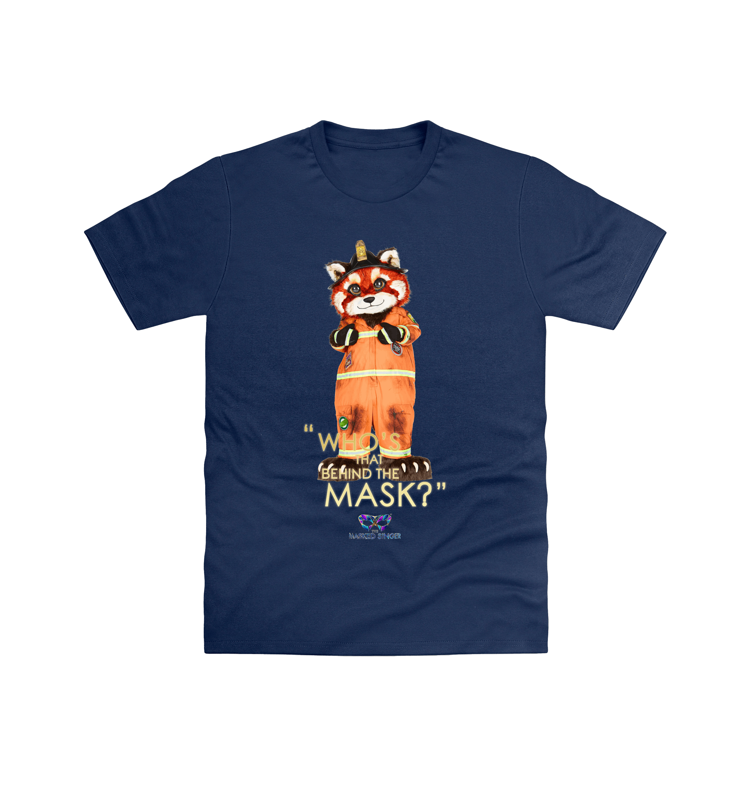 Navy Printed T-shirt Front