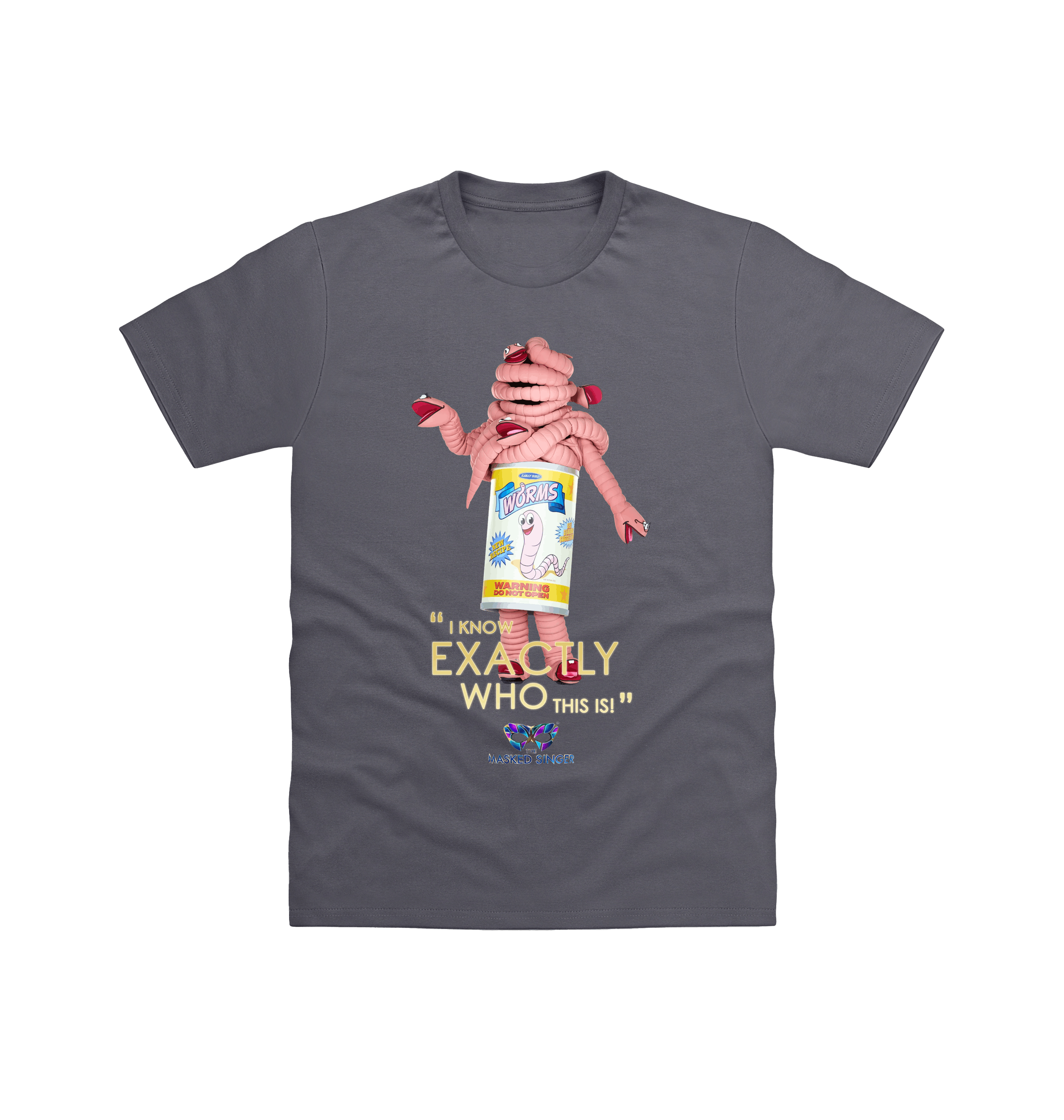 Charcoal Printed T-shirt Front