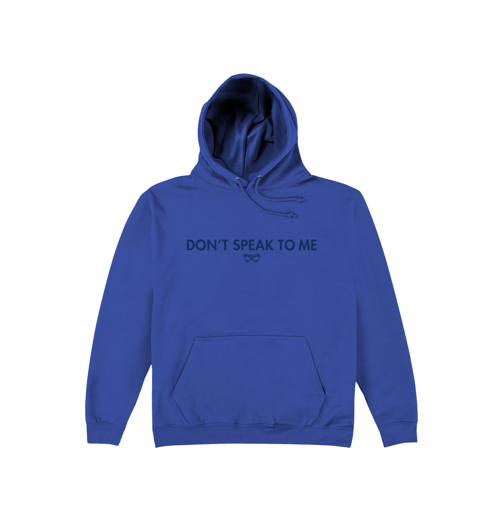 Bright Royal Printed Hoody Front