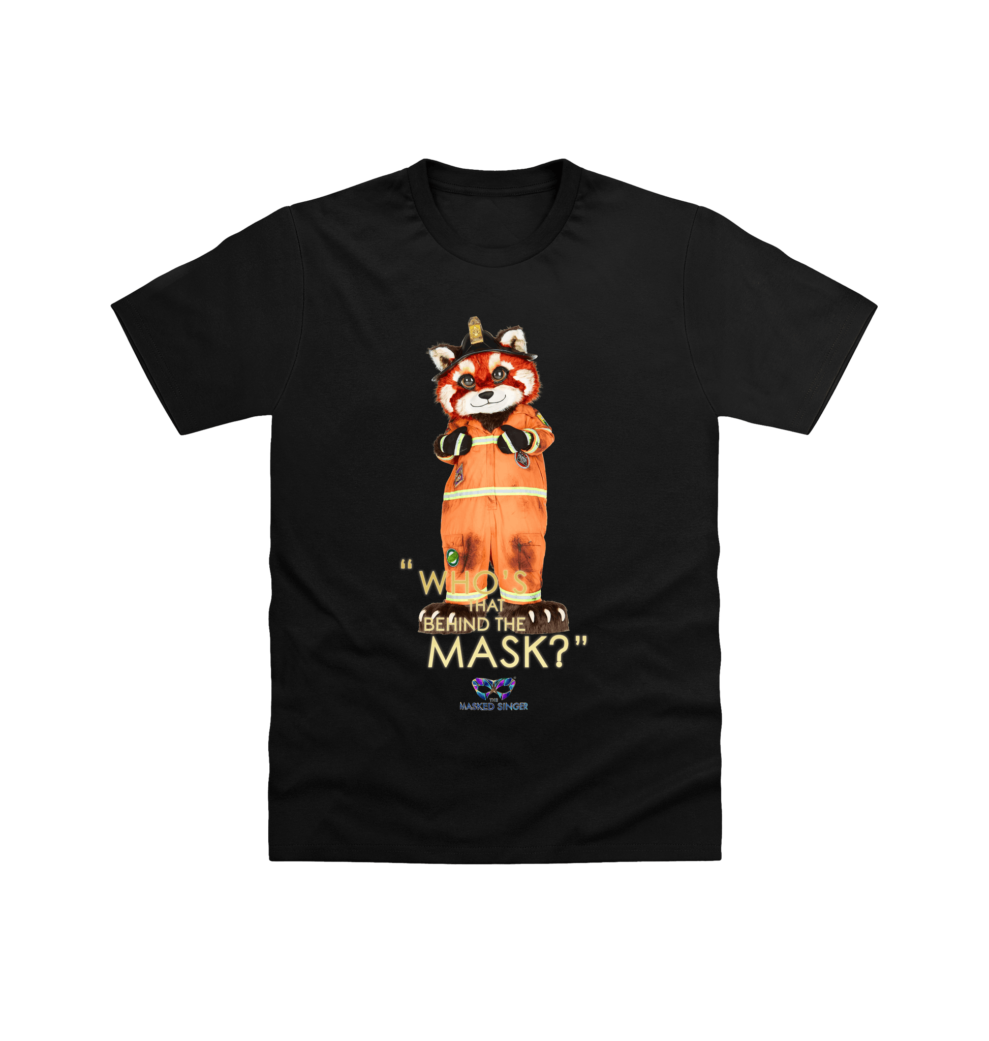 Black Printed T-shirt Front