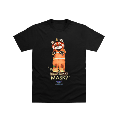 Black Printed T-shirt Front