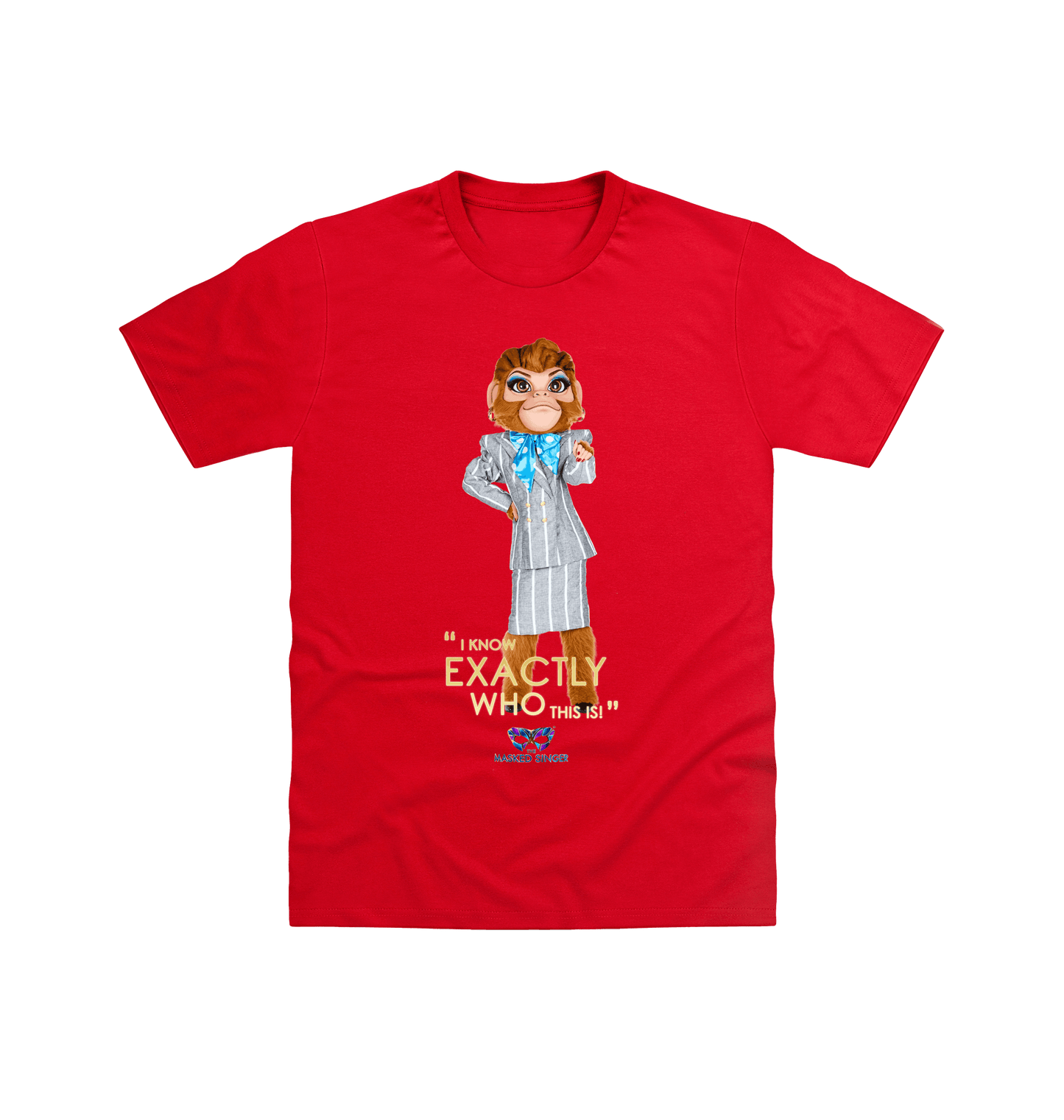 Red Printed T-shirt Front