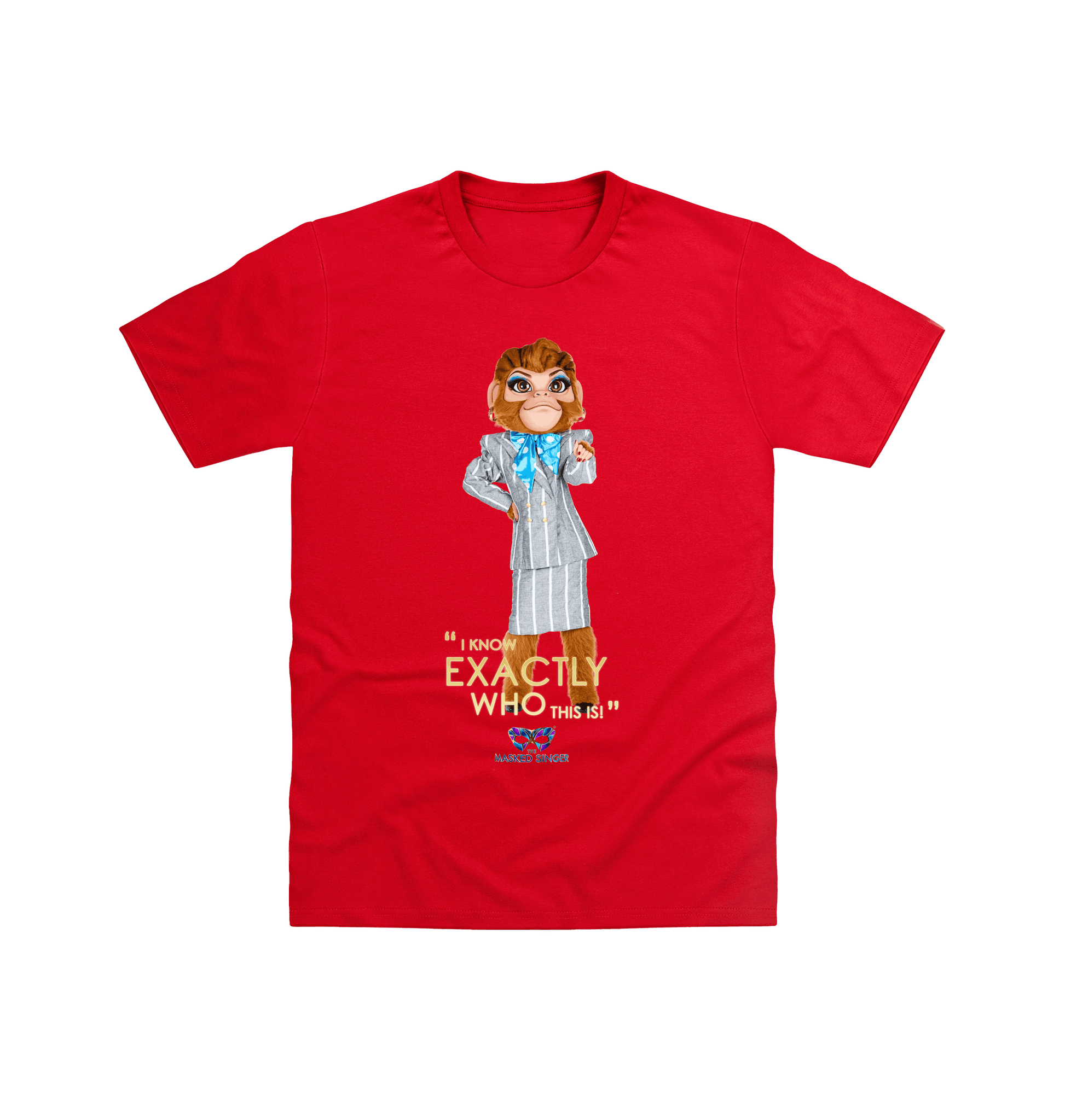 Red Printed T-shirt Front