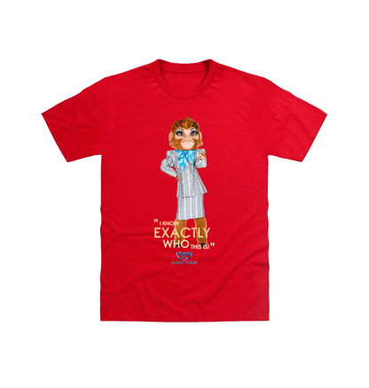 Red Printed T-shirt Front