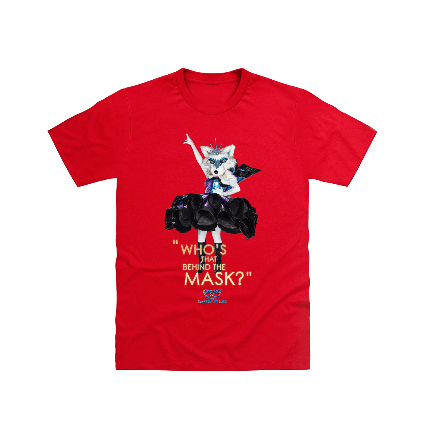 Red Printed T-shirt Front