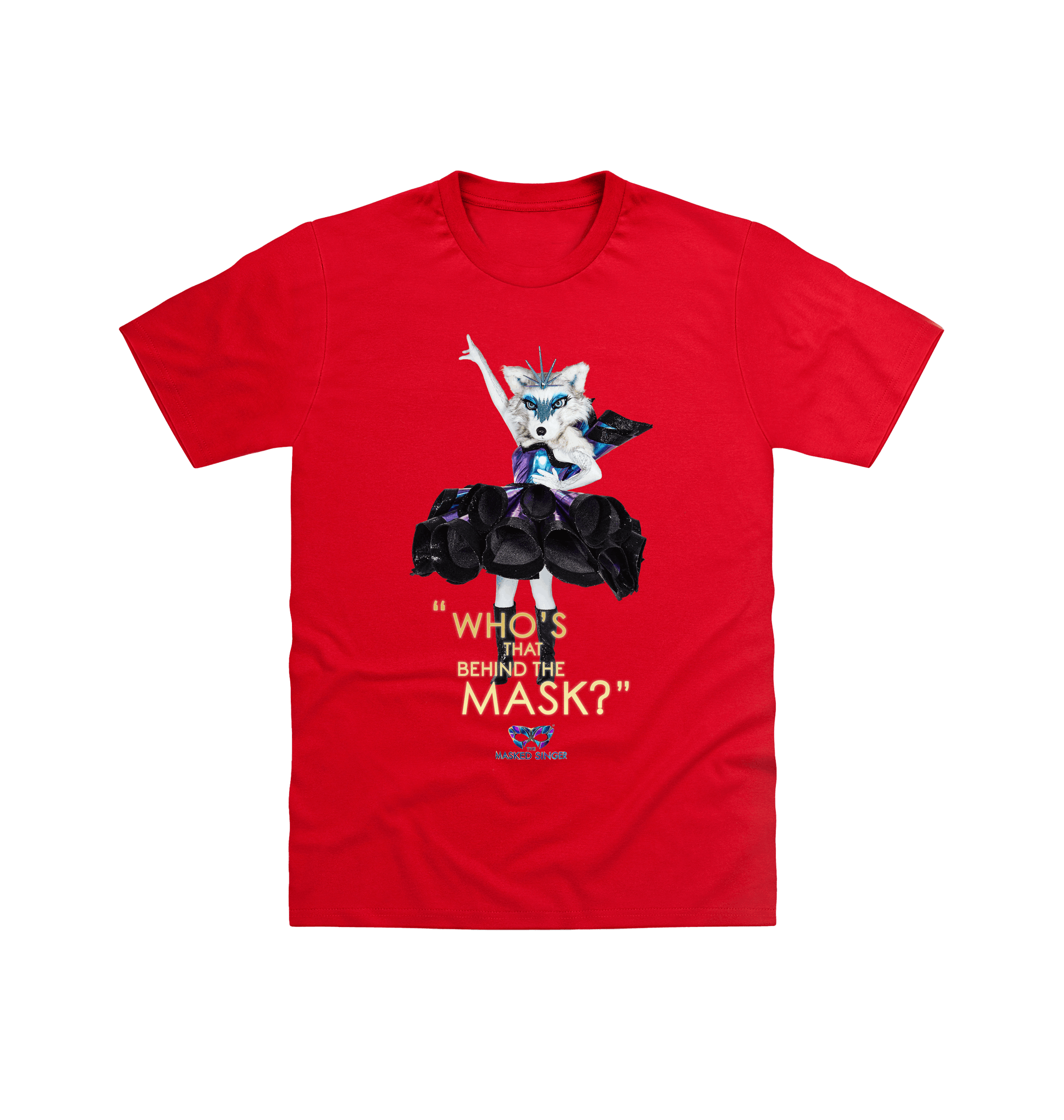 Red Printed T-shirt Front