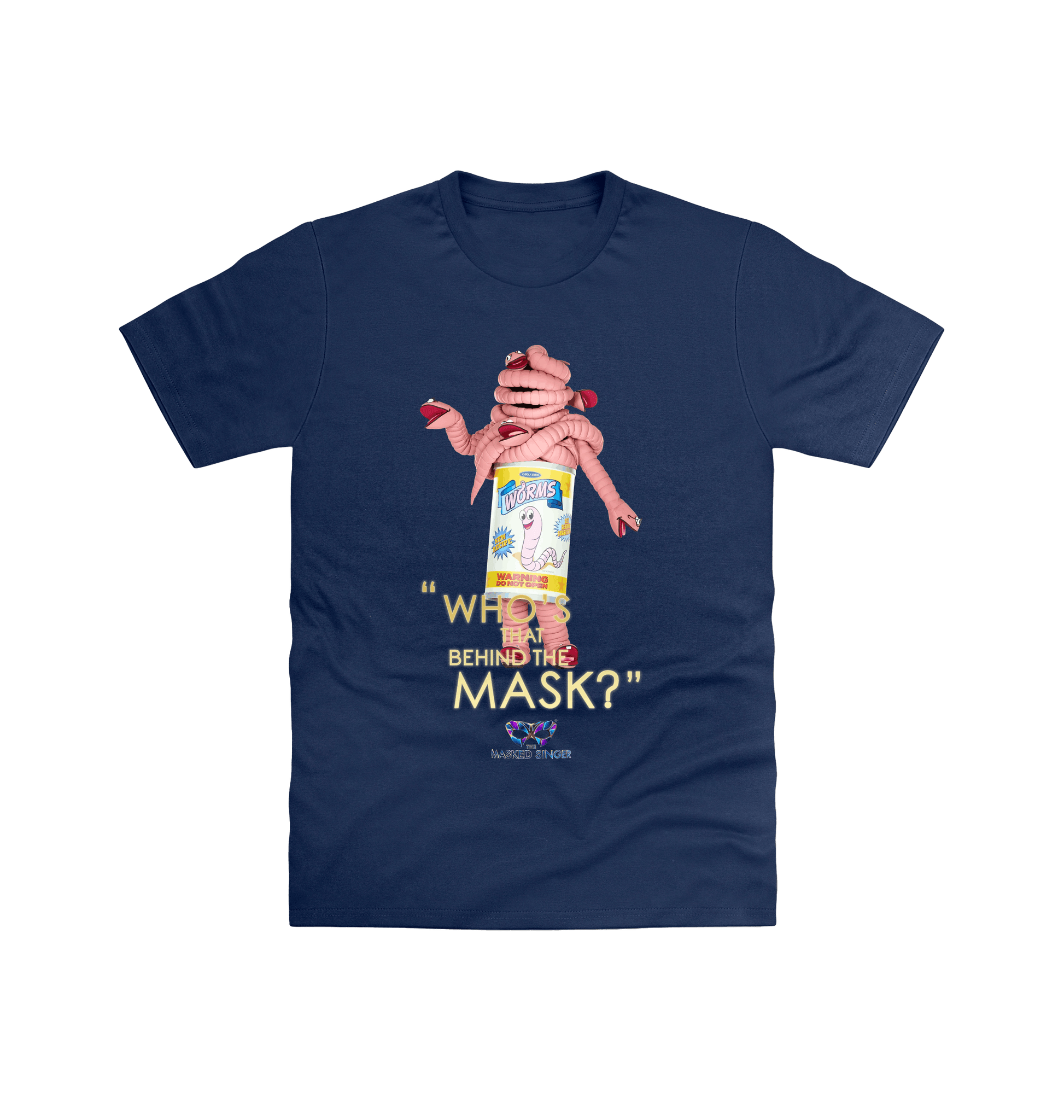 Navy Printed T-shirt Front