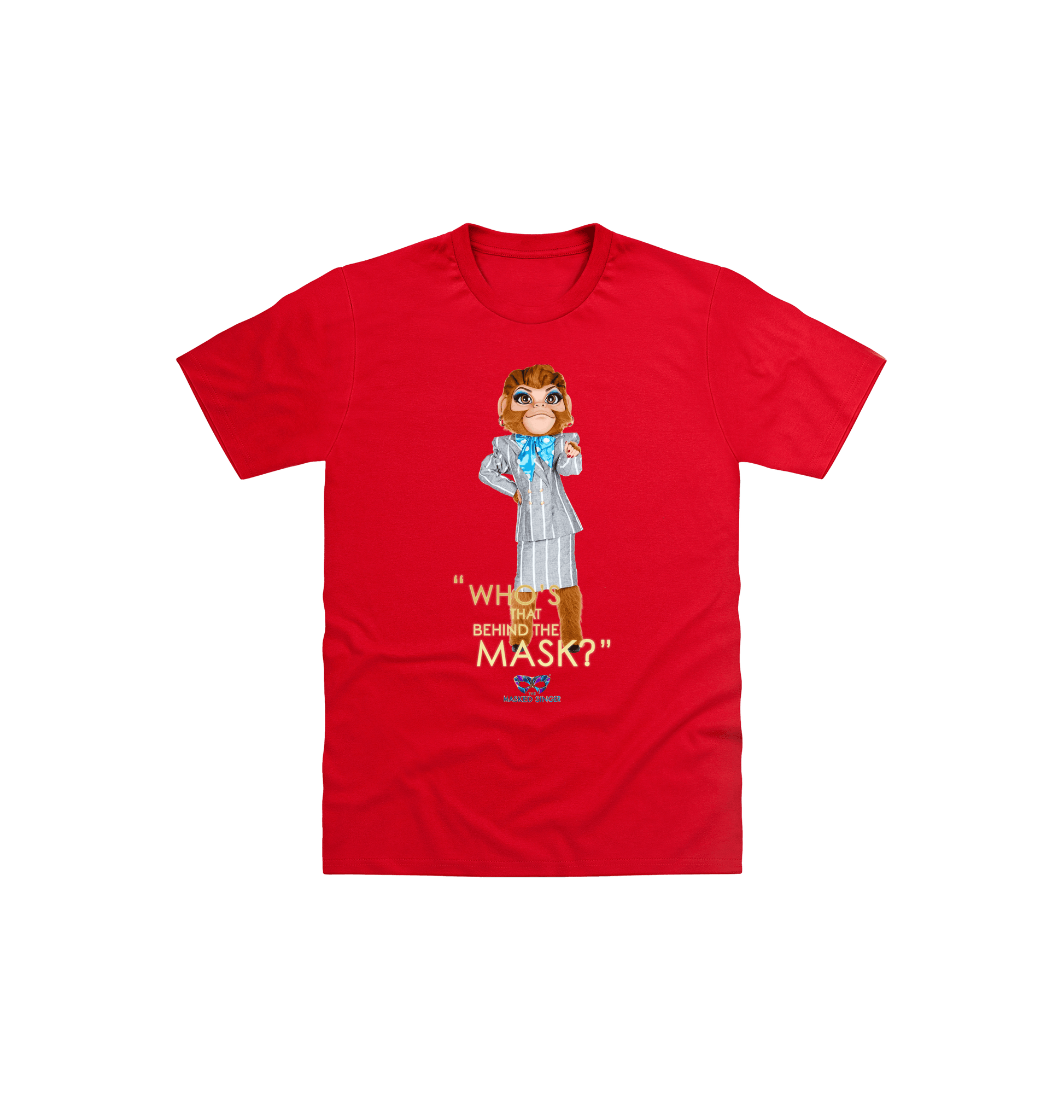 Red Printed Kids T-Shirt Front