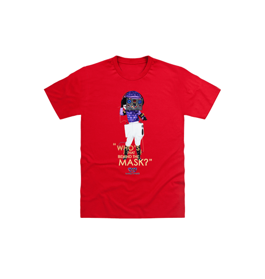 Red Printed Kids T-Shirt Front