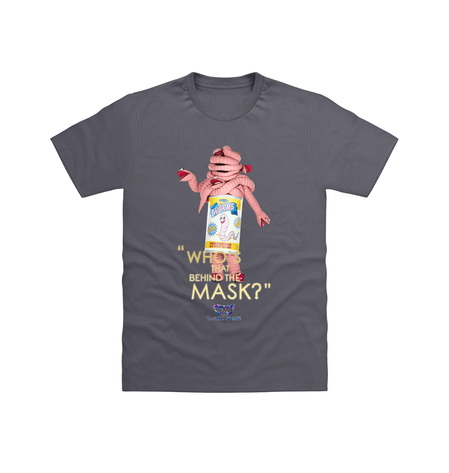 Charcoal Printed T-shirt Front