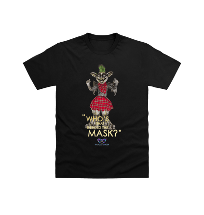 Black Printed T-shirt Front