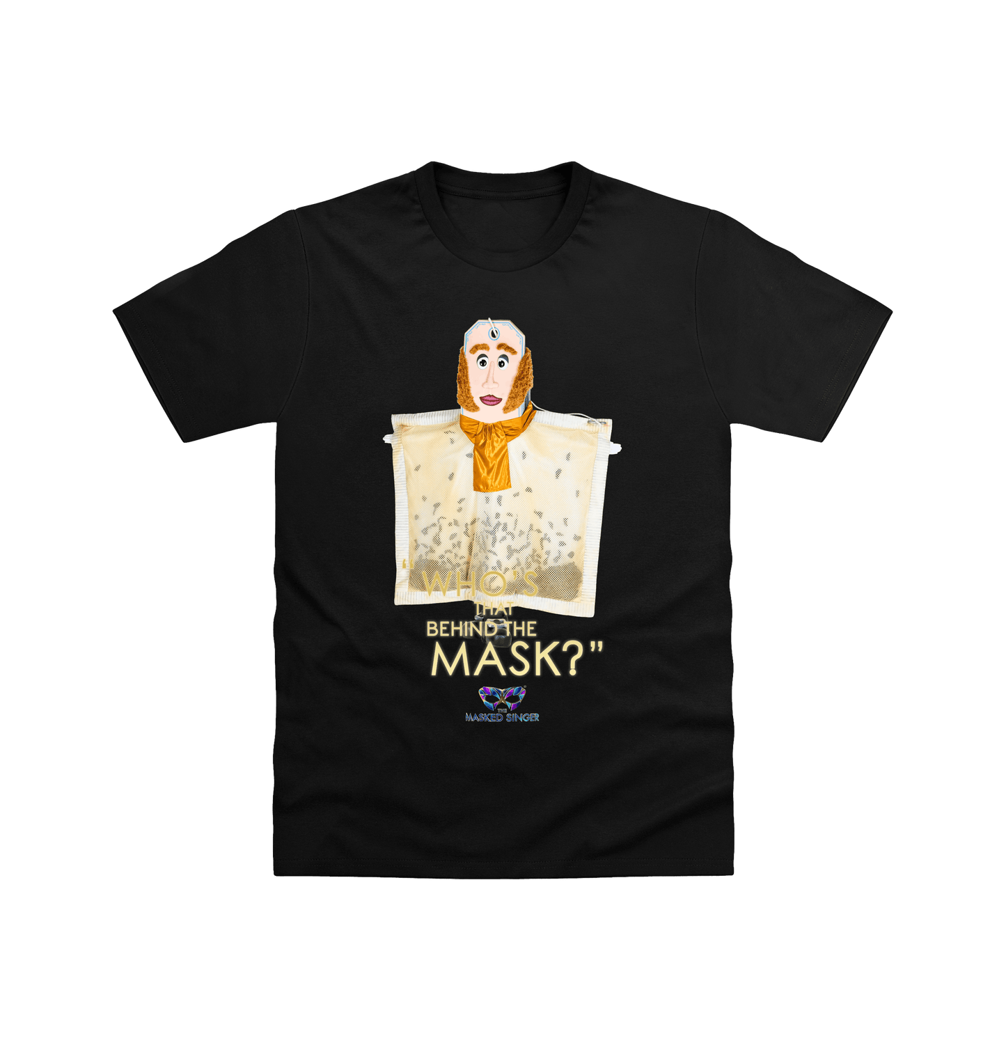 Black Printed T-shirt Front