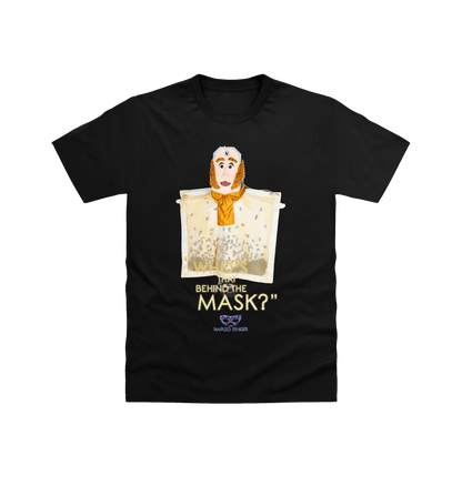 Black Printed T-shirt Front