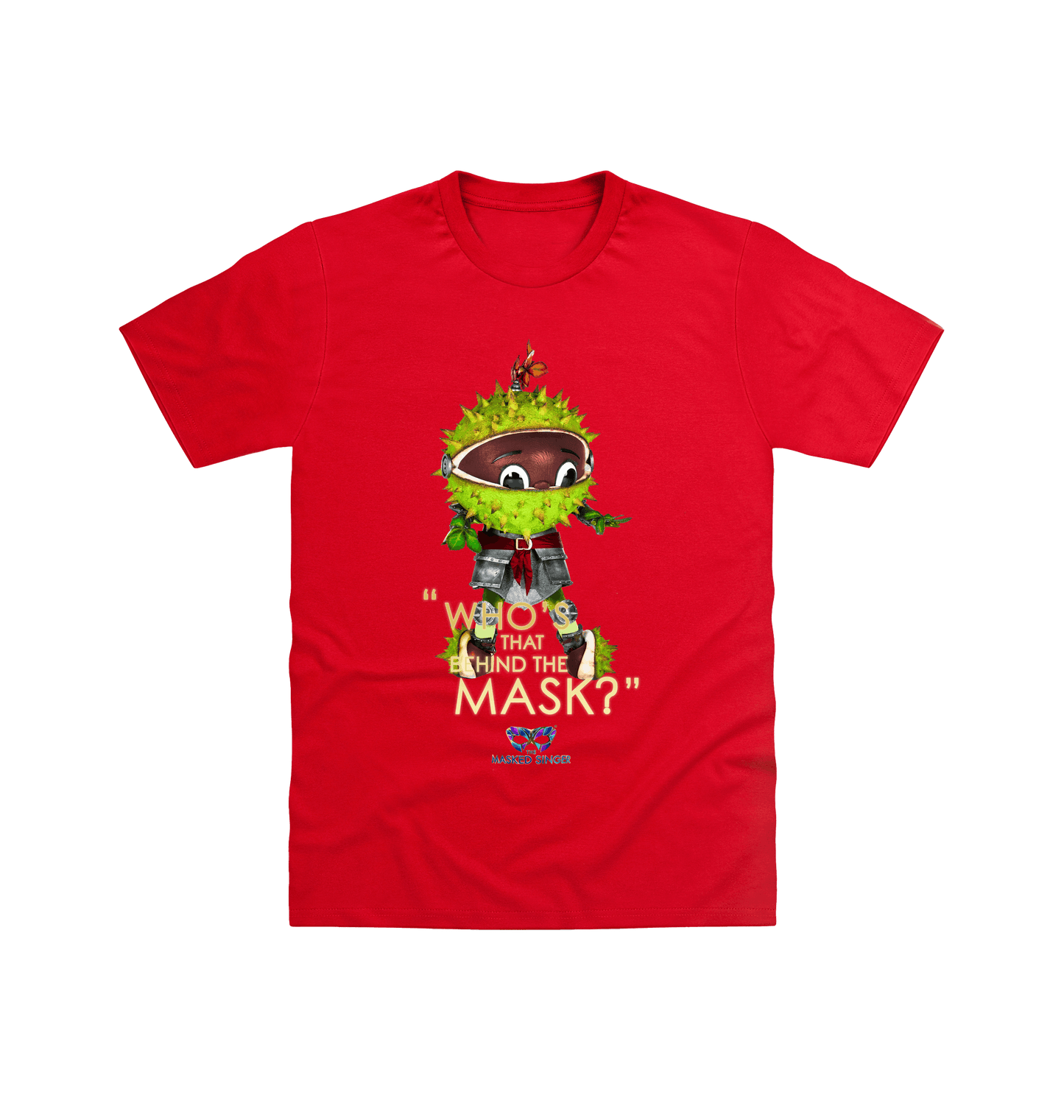 Red Printed T-shirt Front