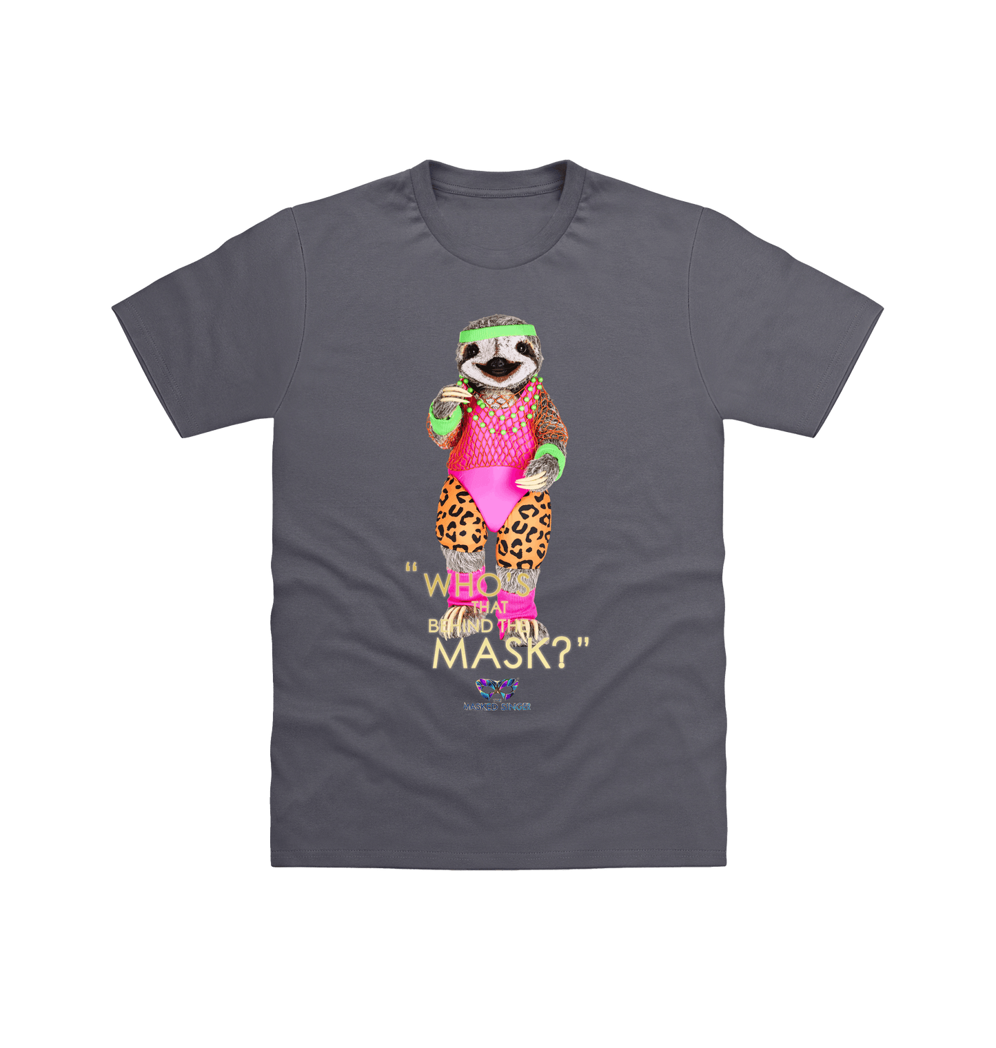 Charcoal Printed T-shirt Front