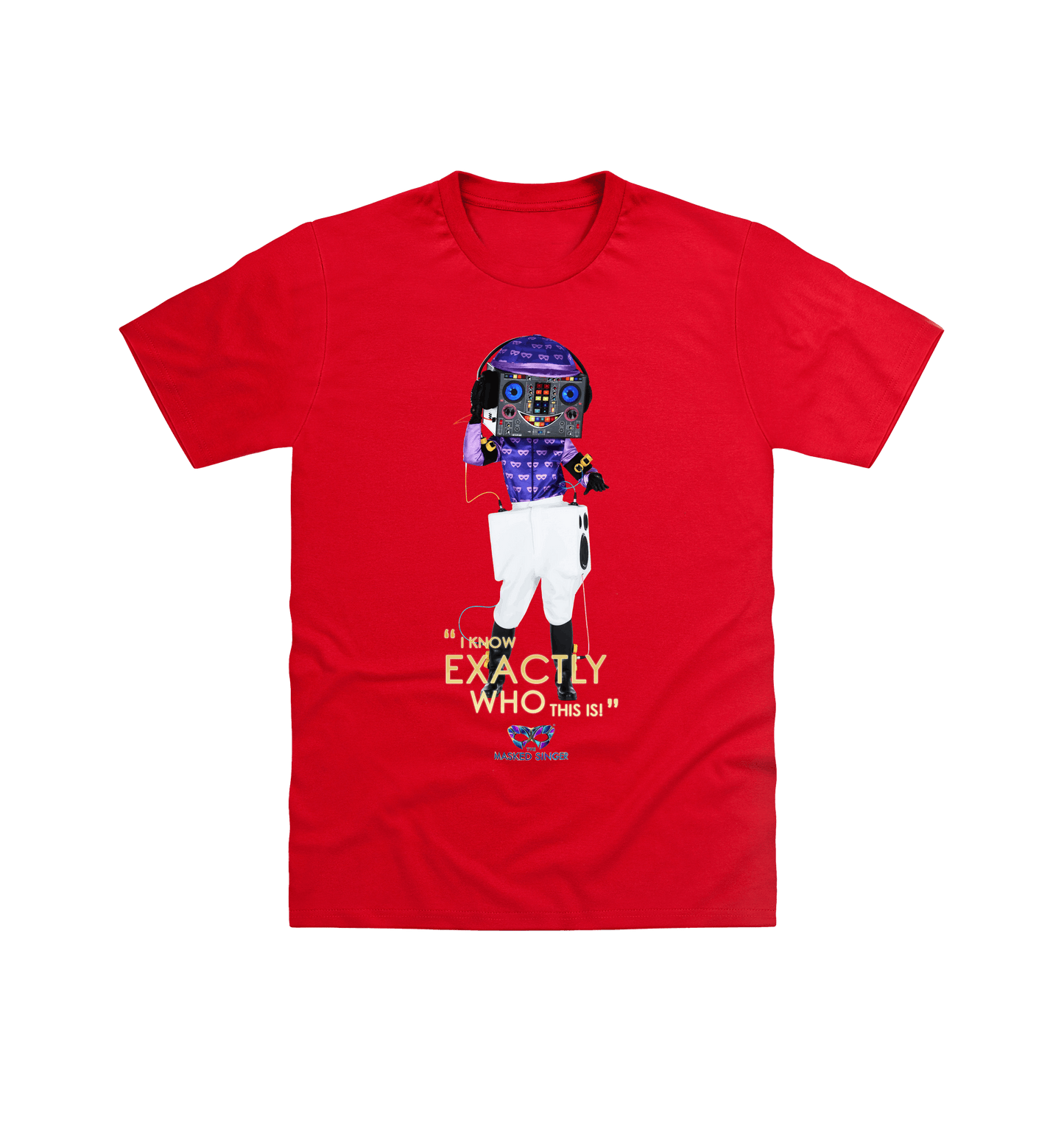 Red Printed T-shirt Front